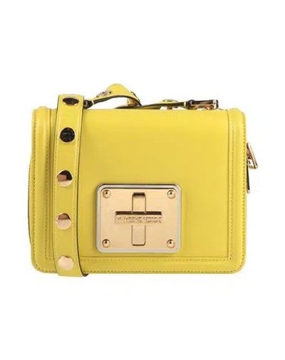Dolce & Gabbana Woman Cross-body Bag Yellow Size - Calfskin