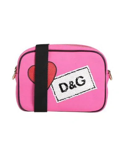 DOLCE & GABBANA DOLCE & GABBANA WOMAN CROSS-BODY BAG FUCHSIA SIZE - TEXTILE FIBERS