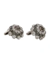 Dolce & Gabbana Woman Cufflinks And Tie Clips Silver Size - Metal In Gray
