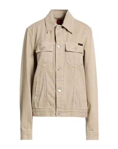 Dolce & Gabbana Woman Denim Outerwear Beige Size 12 Cotton In Neutral