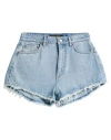Dolce & Gabbana Woman Denim Shorts Blue Size 8 Cotton In Blue