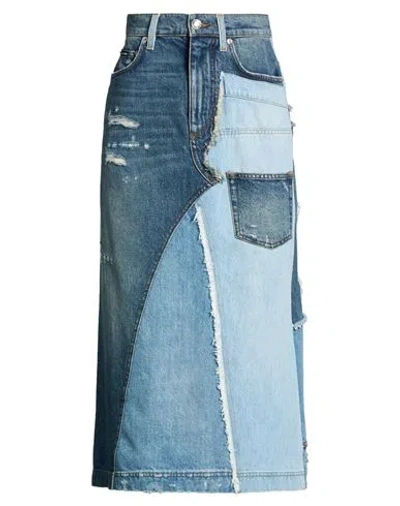 Dolce & Gabbana Woman Denim Skirt Blue Size 0 Cotton