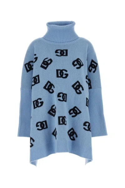DOLCE & GABBANA DOLCE & GABBANA WOMEN EMBROIDERED WOOL PONCHO