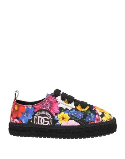 Dolce & Gabbana Woman Espadrilles Yellow Size 4 Cotton