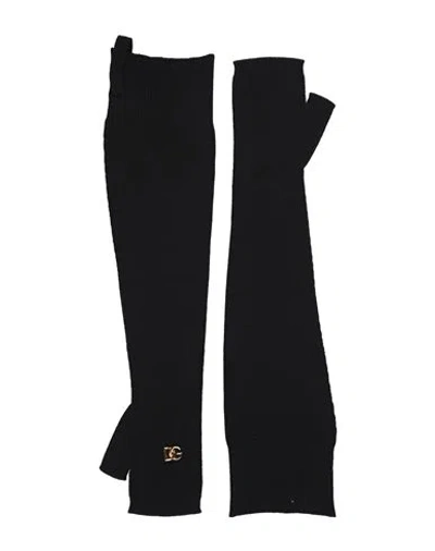 Dolce & Gabbana Woman Gloves Black Size S Virgin Wool