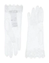Dolce & Gabbana Woman Gloves White Size 8 Cotton, Viscose, Polyamide