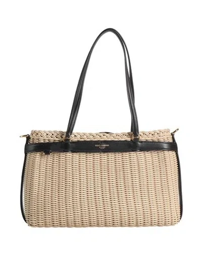 Dolce & Gabbana Woman Handbag Beige Size - Leather In Brown