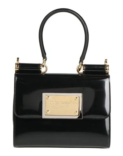 Dolce & Gabbana Woman Handbag Black Size - Calfskin