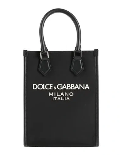 Dolce & Gabbana Woman Handbag Midnight Blue Size - Polyamide, Acrylic, Viscose, Calfskin In Blue