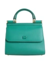 Dolce & Gabbana Woman Handbag Emerald Green Size - Calfskin