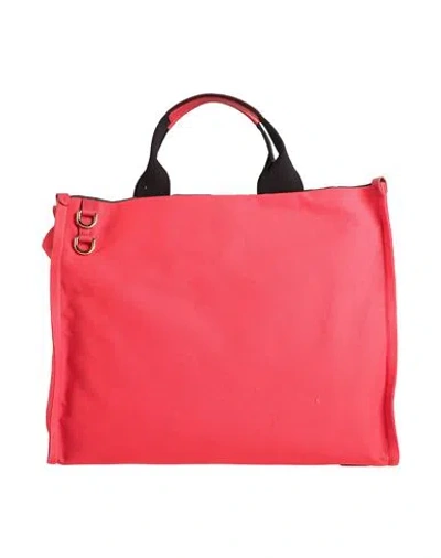 Dolce & Gabbana Woman Handbag Red Size - Cotton, Calfskin, Viscose In Pink