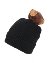 Dolce & Gabbana Woman Hat Black Size Onesize Cashmere In Black