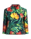 DOLCE & GABBANA DOLCE & GABBANA WOMAN JACKET GREEN SIZE 6 VISCOSE, COTTON