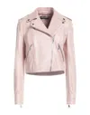 Dolce & Gabbana Woman Jacket Light Pink Size 4 Bull Skin In Light Pink