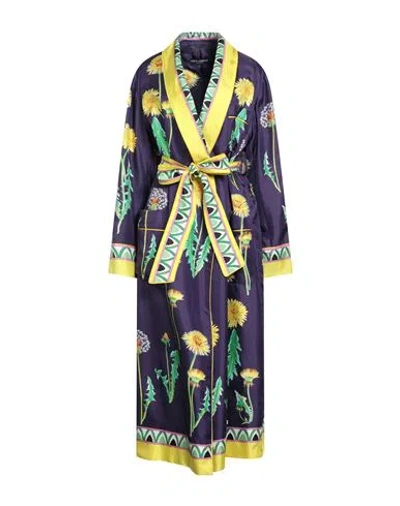 DOLCE & GABBANA DOLCE & GABBANA WOMAN JACKET PURPLE SIZE 2 SILK