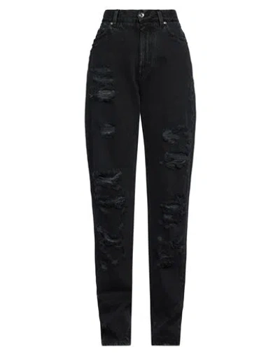 Dolce & Gabbana Woman Jeans Black Size 4 Cotton