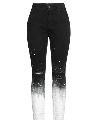 Dolce & Gabbana Woman Jeans Black Size 8 Cotton, Elastane