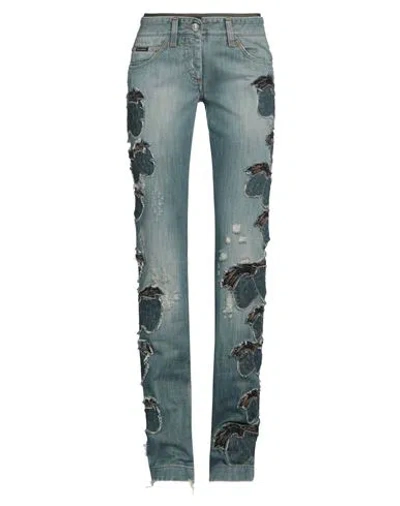 Dolce & Gabbana Woman Jeans Blue Size 6 Cotton