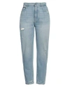 Dolce & Gabbana Woman Jeans Blue Size 10 Cotton In Blue