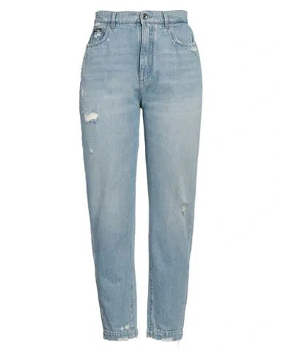 Dolce & Gabbana Woman Jeans Blue Size 10 Cotton