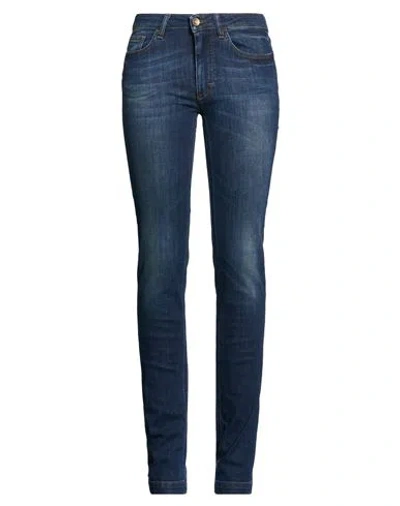 Dolce & Gabbana Woman Jeans Blue Size 4 Cotton, Elastane