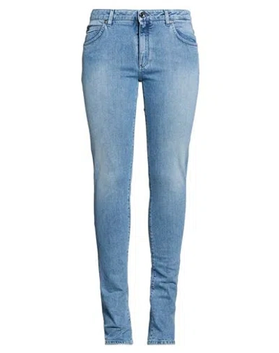 Dolce & Gabbana Woman Jeans Blue Size 4 Cotton, Elastane