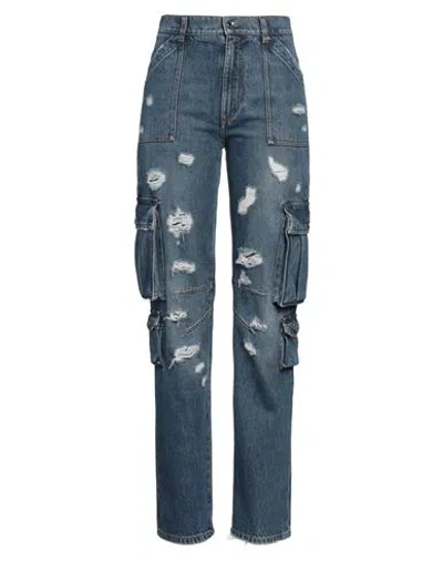 Dolce & Gabbana Woman Jeans Blue Size 6 Cotton