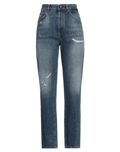 Dolce & Gabbana Woman Jeans Blue Size 8 Cotton