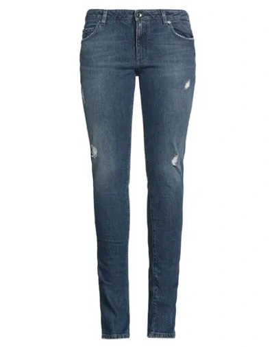 Dolce & Gabbana Woman Jeans Blue Size 6 Cotton, Elastane