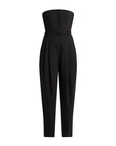 Dolce & Gabbana Woman Jumpsuit Black Size 12 Virgin Wool, Elastane