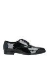 Dolce & Gabbana Woman Lace-up Shoes Black Size 7 Calfskin In Black