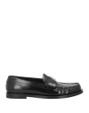Dolce & Gabbana Woman Loafers Black Size 7.5 Calfskin In Black