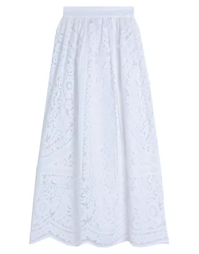 Dolce & Gabbana Long Skirts In White