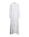 Dolce & Gabbana Woman Maxi Dress White Size 12 Cotton, Polyester In White