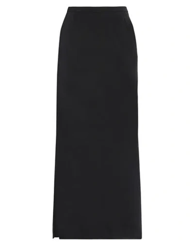 Dolce & Gabbana Woman Maxi Skirt Black Size 4 Acetate, Polyamide, Elastane