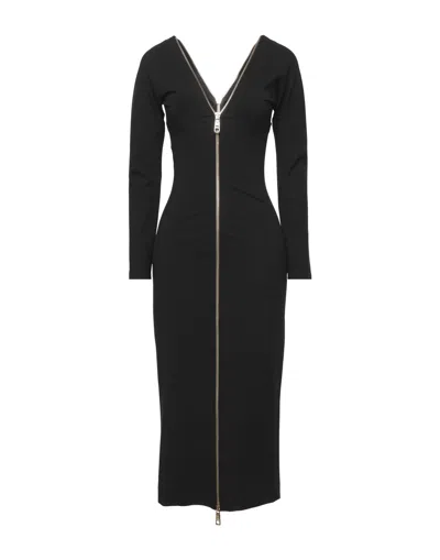 Dolce & Gabbana Midi Dresses In Black