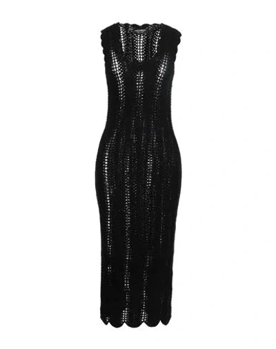 Dolce & Gabbana Woman Midi Dress Black Size 6 Cashmere