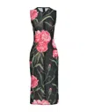 Dolce & Gabbana Midi Dresses In Black