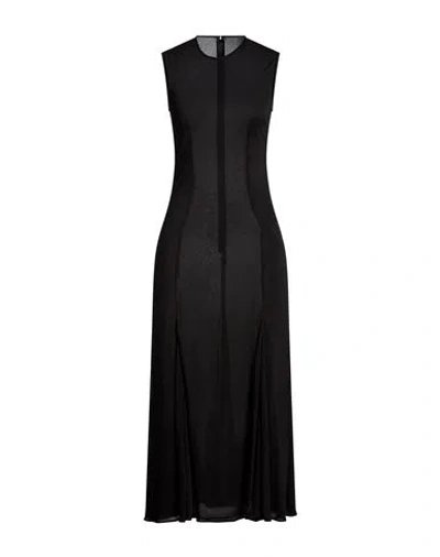 Dolce & Gabbana Woman Midi Dress Black Size 6 Viscose, Silk