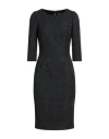 Dolce & Gabbana Woman Midi Dress Black Size 8 Polyester, Polyamide, Elastane