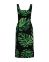 Dolce & Gabbana Woman Midi Dress Black Size 4 Silk, Elastane In Black