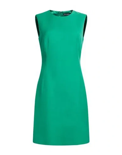 Dolce & Gabbana Woman Midi Dress Emerald Green Size 0 Virgin Wool