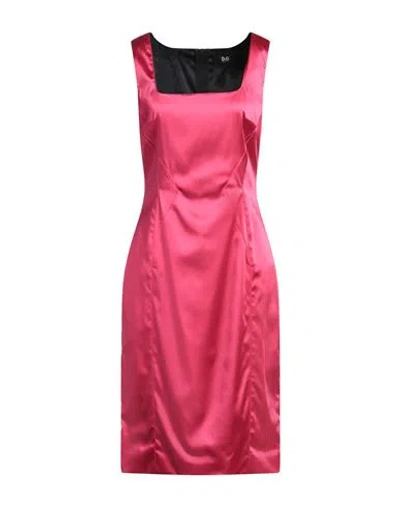 Dolce & Gabbana Woman Midi Dress Fuchsia Size 12 Acetate, Polyamide, Elastane In Pink