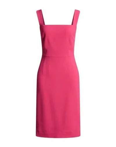 Dolce & Gabbana Woman Midi Dress Magenta Size 2 Viscose, Acetate, Elastane