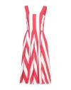 Dolce & Gabbana White Red Stretch Shift A-line Gown Dress In Red