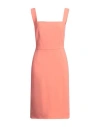 Dolce & Gabbana Woman Midi Dress Salmon Pink Size 6 Viscose, Acetate, Elastane
