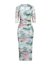Dolce & Gabbana Woman Midi Dress Sky Blue Size 2 Cotton In Blue