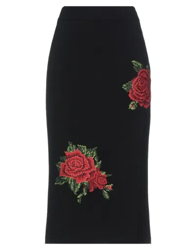 Dolce & Gabbana Midi Skirts In Black