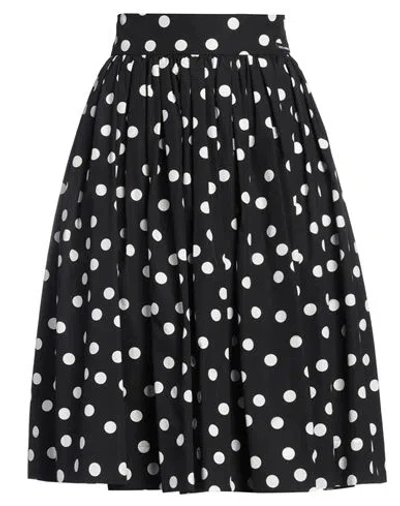 Dolce & Gabbana Woman Midi Skirt Black Size 4 Cotton