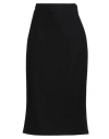 Dolce & Gabbana Woman Midi Skirt Black Size 6 Wool, Polyamide, Elastane